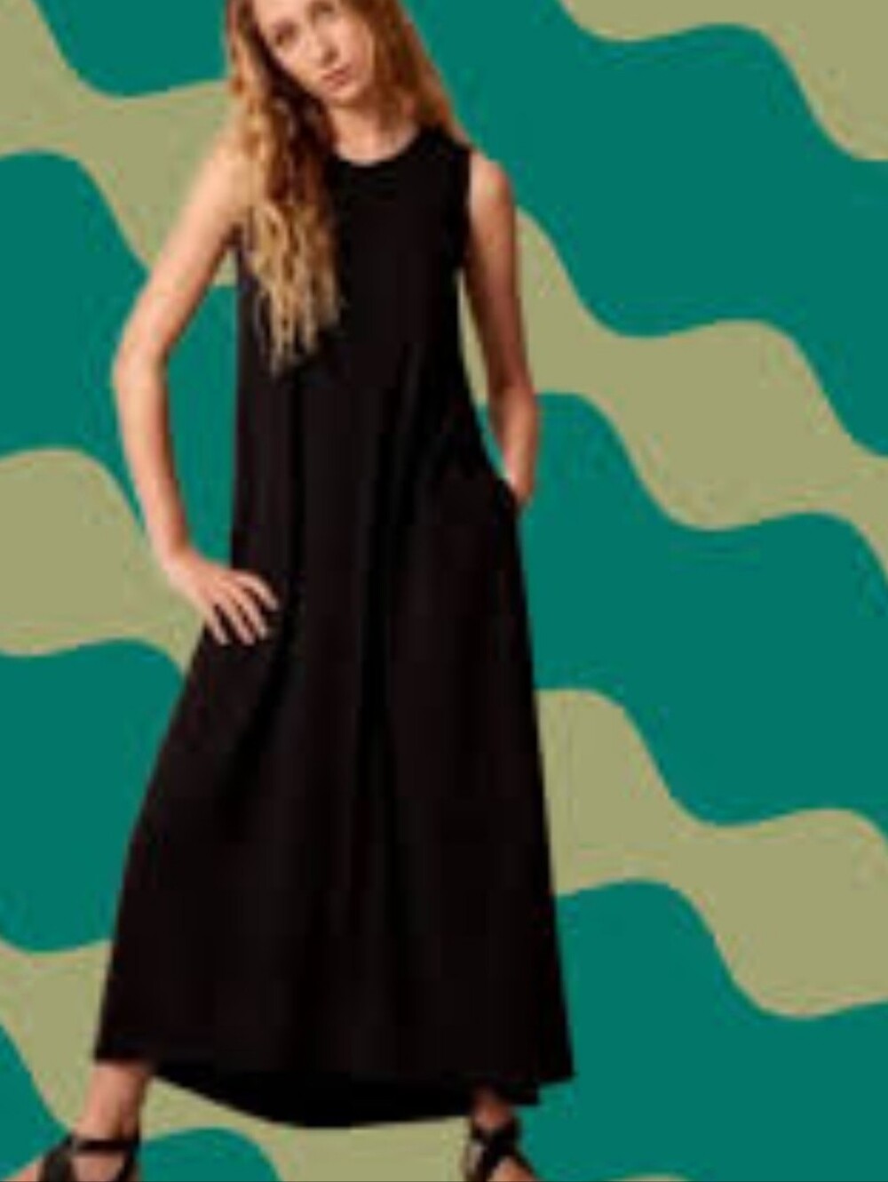 ME+EM Cotton tank maxi dress Sz 10